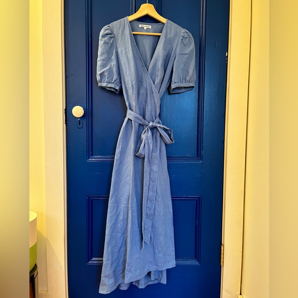 Reformation Weiss Linen Dress Size M - Picture 2 of 5